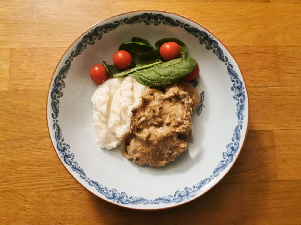 Fläskfilépanna med kantareller